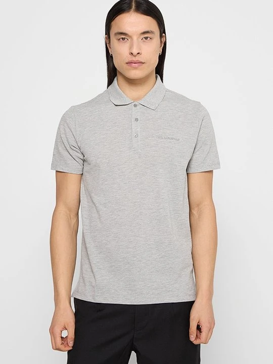 Zdjęcie produktu Koszulka polo KARL LAGERFELD jasnoszary