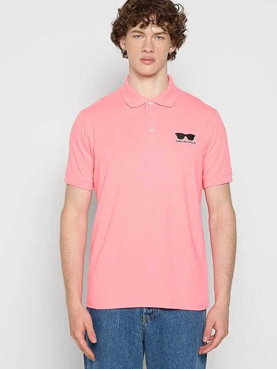 Zdjęcie produktu Koszulka polo KARL LAGERFELD różowy