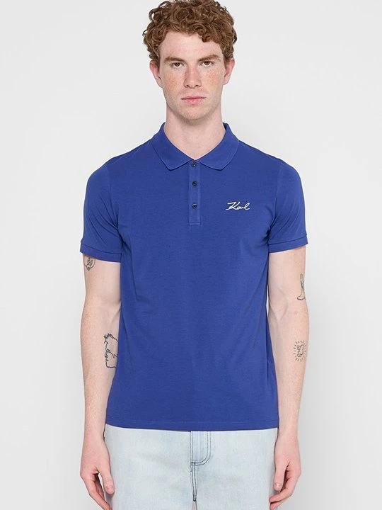 Zdjęcie produktu Koszulka polo KARL LAGERFELD niebieski