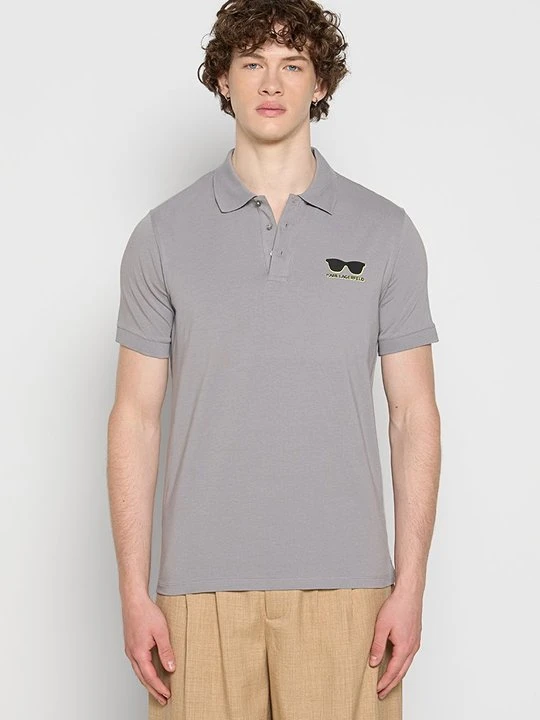 Zdjęcie produktu Koszulka polo KARL LAGERFELD szary