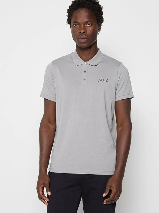 Zdjęcie produktu Koszulka polo KARL LAGERFELD szary