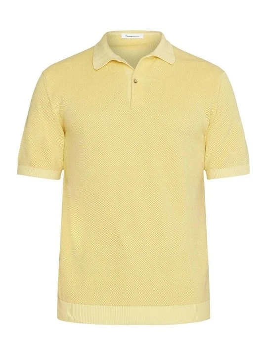 Zdjęcie produktu Koszulka polo KnowledgeCotton Apparel żółty