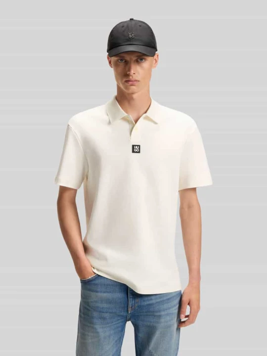 Zdjęcie produktu Koszulka polo krój regular fit z czystej bawełny model „DEABONO_D” Hugo Gliniany