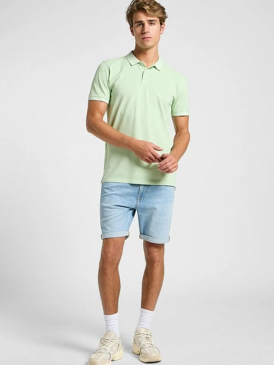 Zdjęcie produktu Koszulka polo Lee zielony melanż