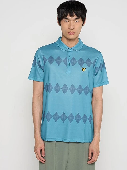 Zdjęcie produktu Koszulka polo Lyle & Scott niebieski