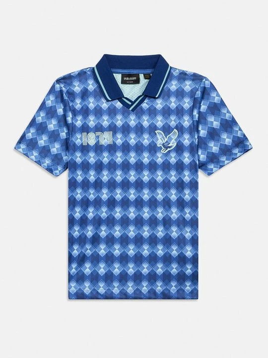 Zdjęcie produktu Koszulka polo Lyle & Scott niebieski