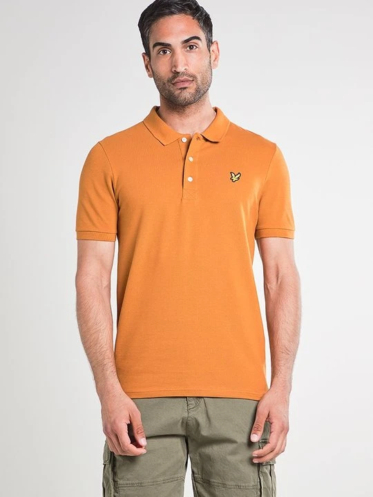 Zdjęcie produktu Koszulka polo Lyle & Scott koniakowy