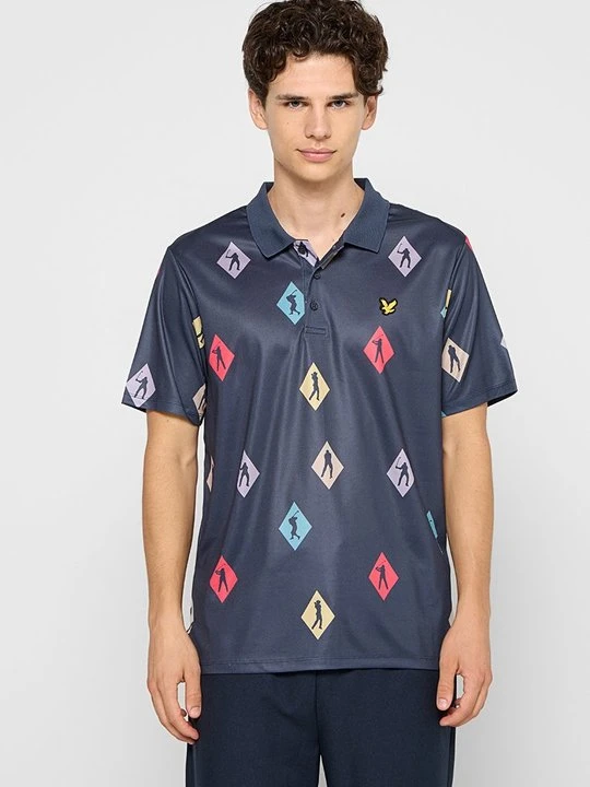 Zdjęcie produktu Koszulka polo Lyle & Scott granatowy