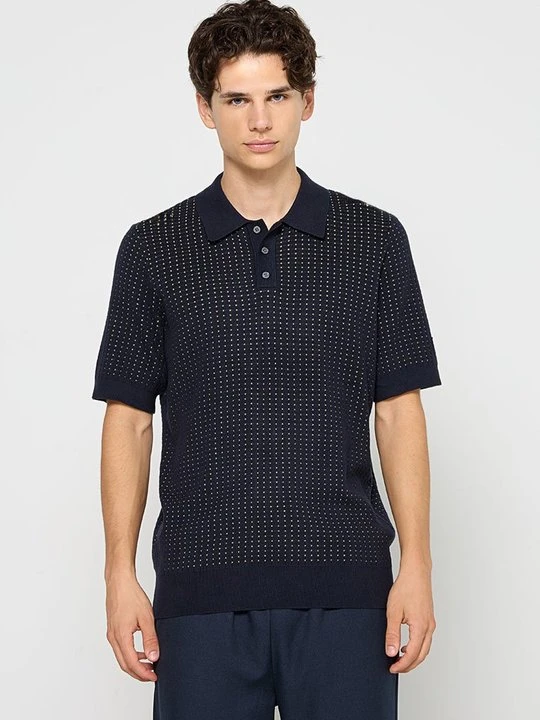 Zdjęcie produktu Koszulka polo Lyle & Scott granatowy