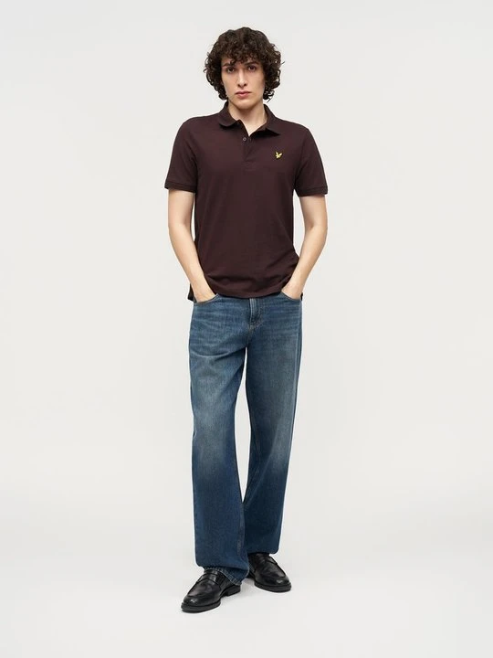 Zdjęcie produktu Koszulka polo Lyle & Scott brązowy