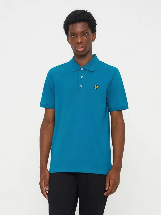 Zdjęcie produktu Koszulka polo Lyle & Scott turkusowy