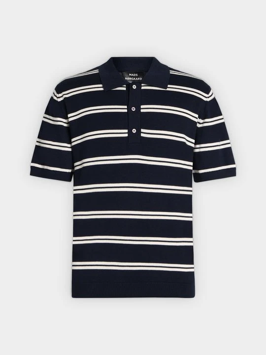 Zdjęcie produktu Koszulka polo Mads Nørgaard granatowy