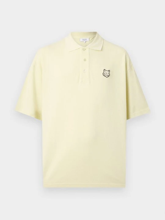 Zdjęcie produktu Koszulka polo Maison Kitsuné jasnożółty