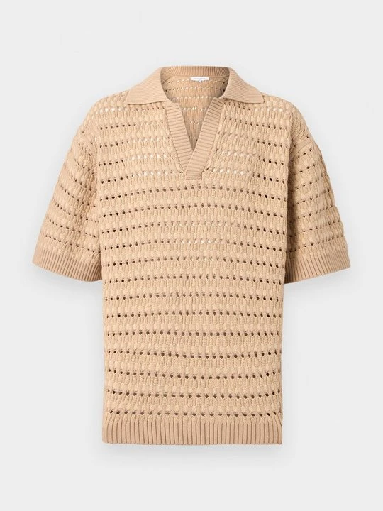 Zdjęcie produktu Koszulka polo Maison Kitsuné pomarańczowy