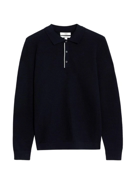 Zdjęcie produktu Koszulka polo Marks & Spencer granatowy