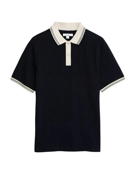 Zdjęcie produktu Koszulka polo Marks & Spencer granatowy