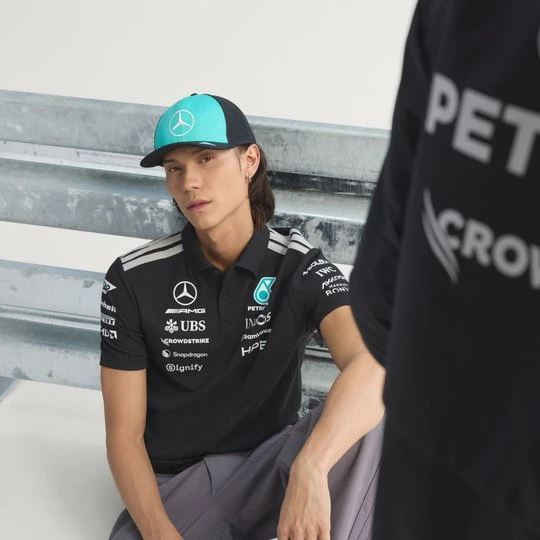 Zdjęcie produktu Koszulka polo MERCEDES - AMG PETRONAS FORMULA 1 TEAM ENGINEERS Adidas czarny
