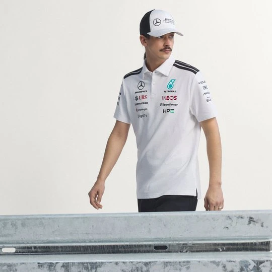 Zdjęcie produktu Koszulka polo MERCEDES - AMG PETRONAS FORMULA 1 TEAM ENGINEERS Adidas biały