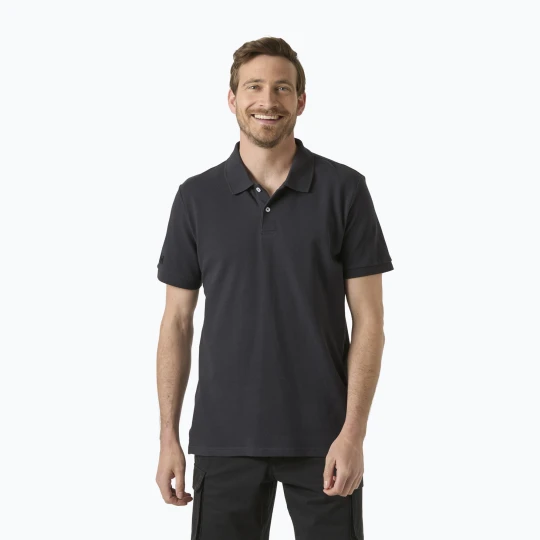 Zdjęcie produktu Koszulka polo męska Helly Hansen Crew Polo Pique ebony Szary