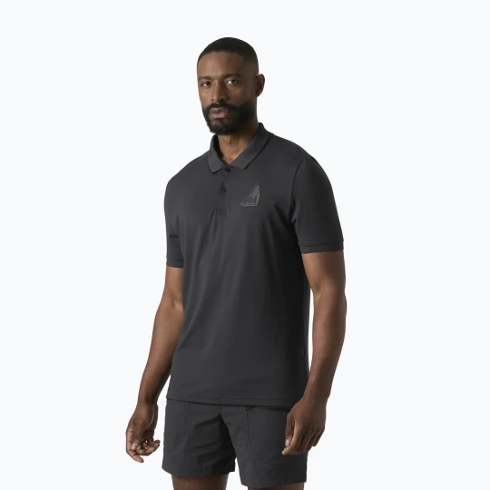 Zdjęcie produktu Koszulka polo męska Helly Hansen Hp Figari Polo ebony Czarny
