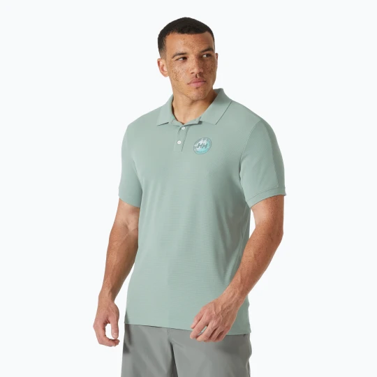 Zdjęcie produktu Koszulka polo męska Helly Hansen Hp Race Polo 2.0 eucalyptus Zielony