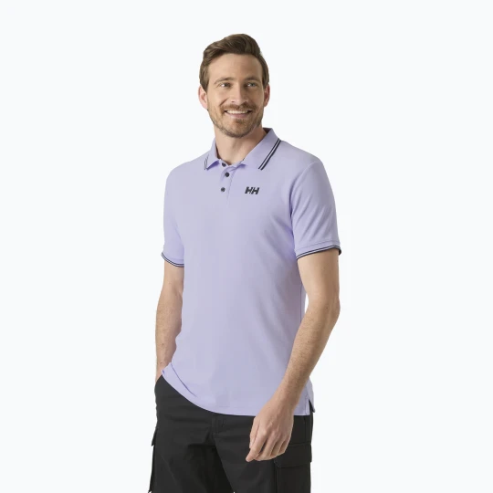 Zdjęcie produktu Koszulka polo męska Helly Hansen Kos Polo bright lavender Fioletowy