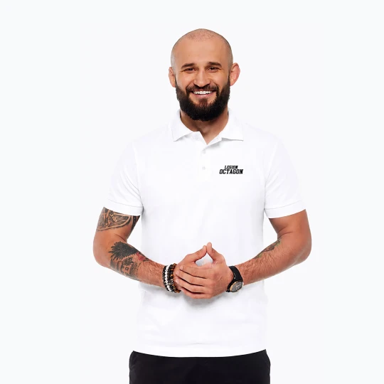 Zdjęcie produktu Koszulka polo męska Octagon Legion HFT Polo white