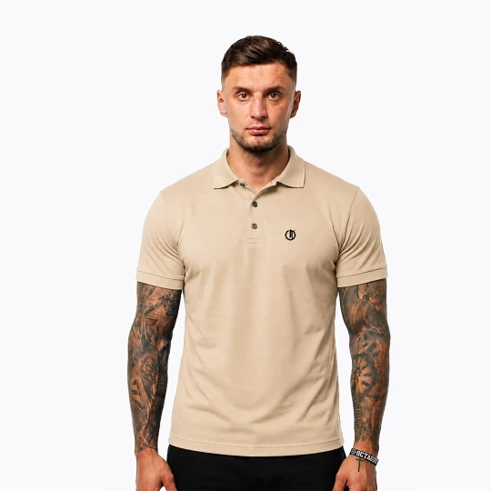 Zdjęcie produktu Koszulka polo męska Octagon Legion Small Logo 3D Polo beige