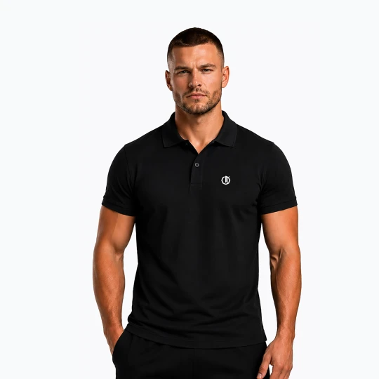Zdjęcie produktu Koszulka polo męska Octagon Legion Small Logo 3D Polo black / white