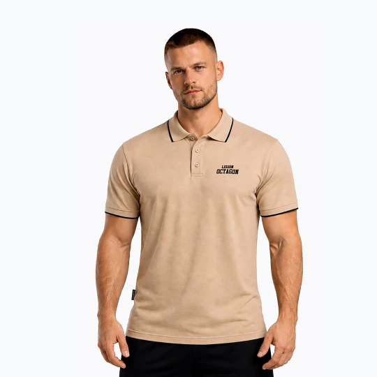 Zdjęcie produktu Koszulka polo męska Octagon Legion Tipped HFT Polo beige