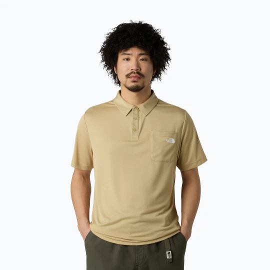 Zdjęcie produktu Koszulka polo męska The North Face New Tanken Polo khaki stone Beżowy