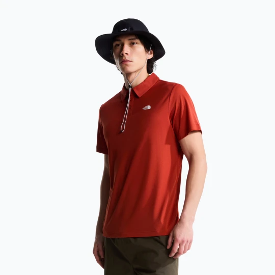 Zdjęcie produktu Koszulka polo męska The North Face Tanken Polo iron clay Pomarańczowy