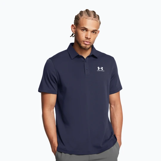 Zdjęcie produktu Koszulka polo męska Under Armour Icon Polo midnight navy / white Granatowy