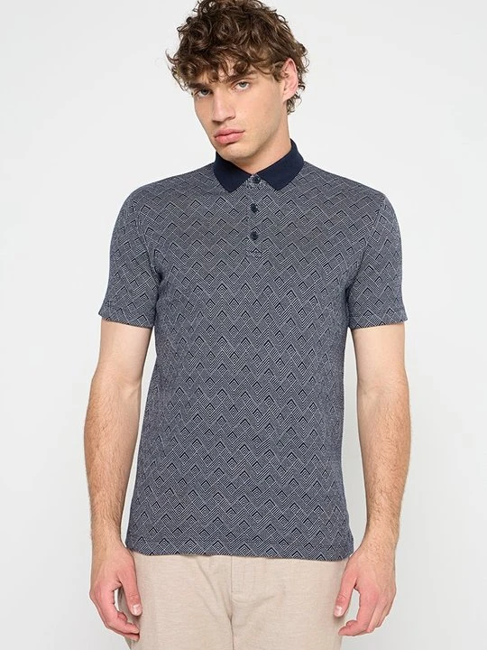 Zdjęcie produktu Koszulka polo No Excess granatowy