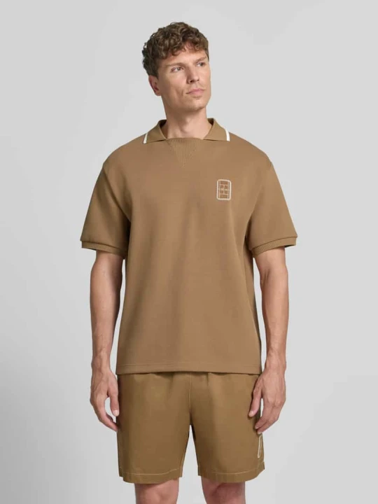 Zdjęcie produktu Koszulka polo o kroju loose fit Lacoste Orzechowy