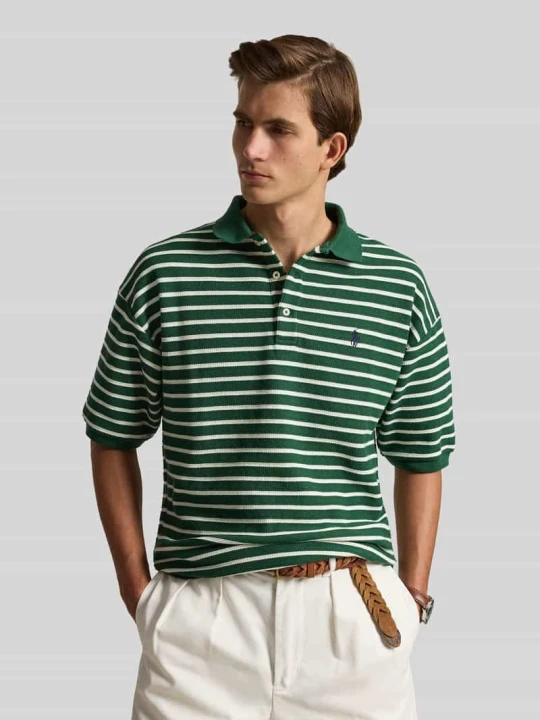 Zdjęcie produktu Koszulka polo o kroju loose fit z mieszanki bawełny Polo Ralph Lauren Zielony
