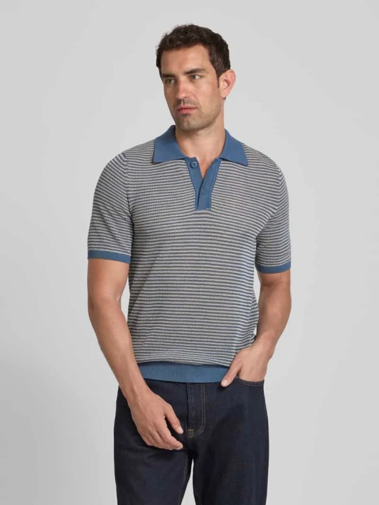 Zdjęcie produktu Koszulka polo o kroju regular fit Marc O'Polo Niebieski