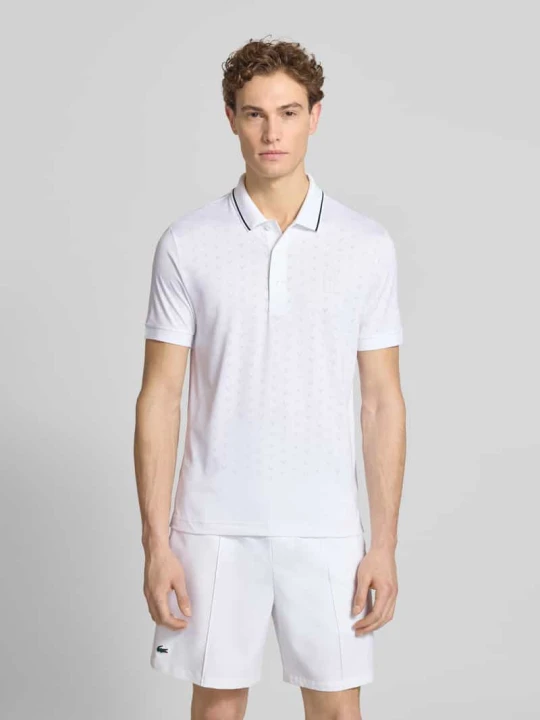 Zdjęcie produktu Koszulka polo o kroju regular fit Sport z paski w kontrastowym kolorze Lacoste