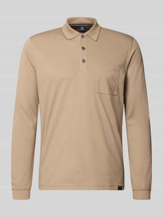 Zdjęcie produktu Koszulka polo o kroju regular fit w dwukolorowym wykonaniu Lerros Beżowy