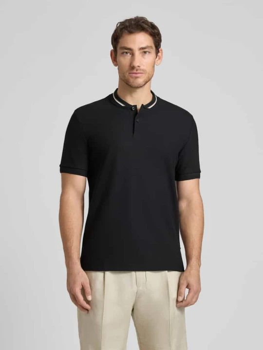 Zdjęcie produktu koszulka polo o kroju regular fit z bawełny C-PRATT40' Boss Czarny