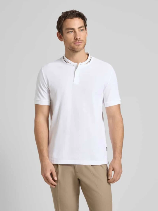 Zdjęcie produktu koszulka polo o kroju regular fit z bawełny C-PRATT40' Boss Biały