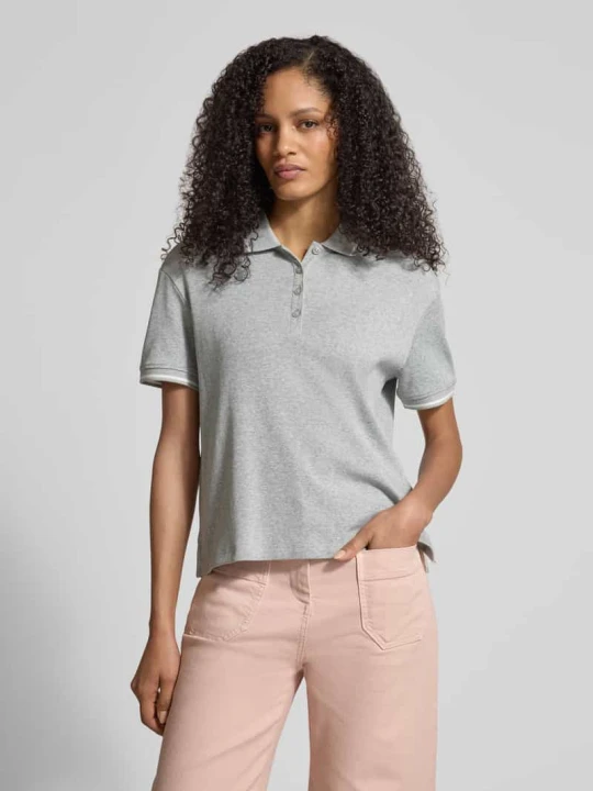 Zdjęcie produktu Koszulka polo o kroju regular fit z bawełny Jake*s Srebrny melanż