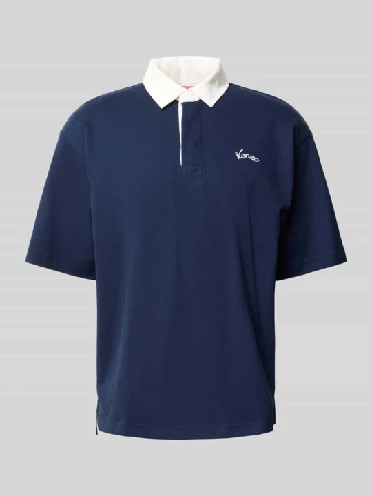 Zdjęcie produktu koszulka polo o kroju regular fit z bawełny Kenzo Granatowy