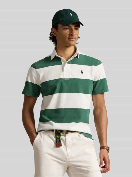 Zdjęcie produktu Koszulka polo o kroju regular fit z czystego bawełnianego dżerseju Polo Ralph Lauren Zielony
