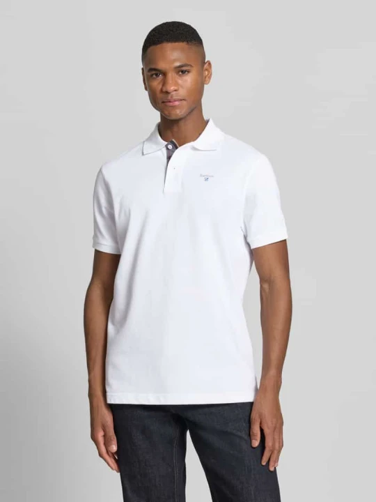 Zdjęcie produktu Koszulka polo Regular Fit z czystej bawełny Barbour Beżowy