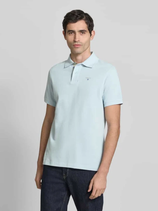 Zdjęcie produktu Koszulka polo Regular Fit z czystej bawełny Barbour Niebieski