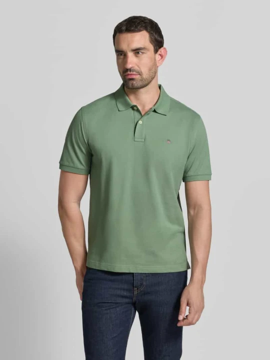 Zdjęcie produktu Koszulka polo o kroju regular fit z czystej bawełny Gant Miętowy