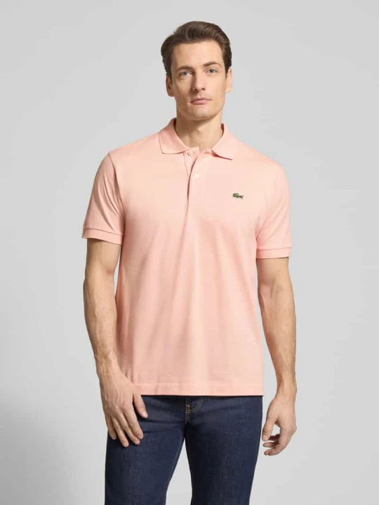 Zdjęcie produktu Koszulka polo Regular Fit z czystej bawełny Lacoste Brudnoróżowy