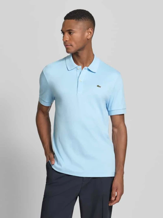 Zdjęcie produktu Koszulka polo Regular Fit z czystej bawełny Lacoste Jasnoniebieski