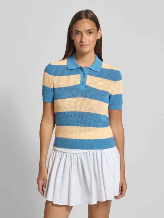 Zdjęcie produktu Koszulka polo o kroju regular fit z czystej bawełny Lacoste Jeansowy niebieski